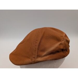 Angela & William Burnt Orange Cotton Flat Cap Newsboy Ivy Hat One Size M1819